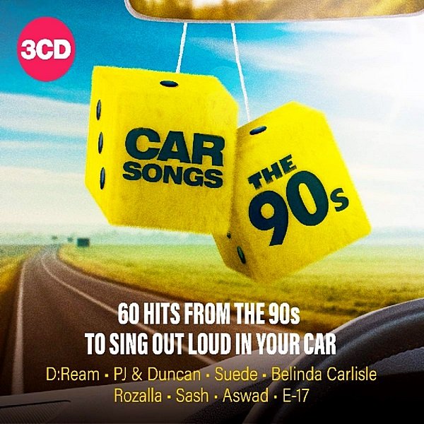 Постер к Car Songs: The 90s. 3CD (2019)