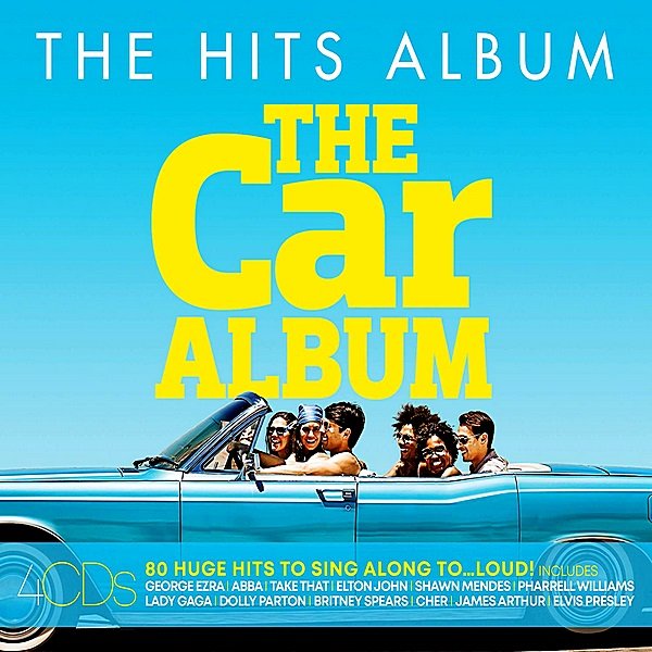Постер к The Hits Album: The Car Album. 4CD (2019)