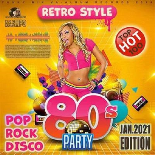 Постер к Party Retro Hits 80s (2021)