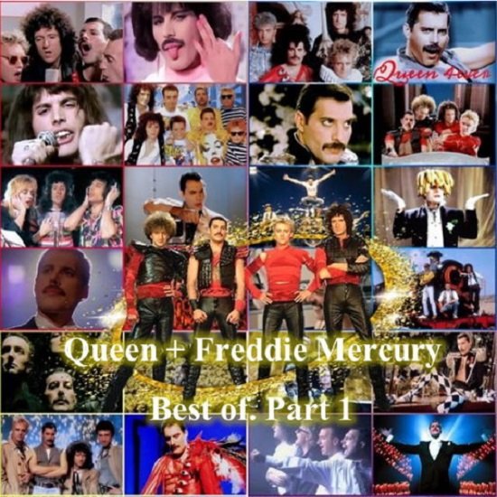 Постер к Queen + Freddie Mercury - Best of Vol-1 (2021)