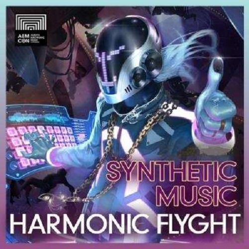 Постер к Harmonic Flyght: Synthspace Music (2021)