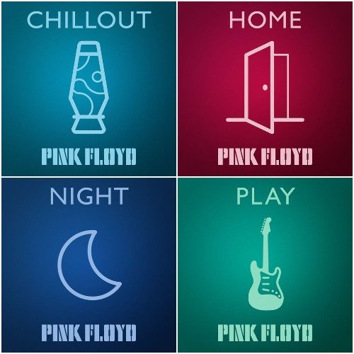 Постер к Pink Floyd - Home, Chillout, Night, Play. 4CD (2021)