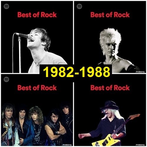 Постер к Best of Rock 1982-1988 (2022)