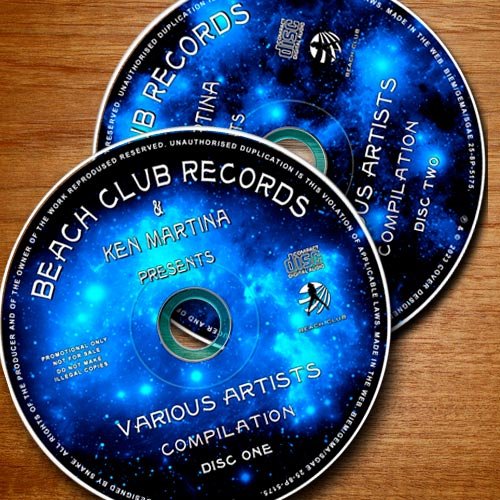 Постер к Beach club records & Ken Martina compilation (2023)