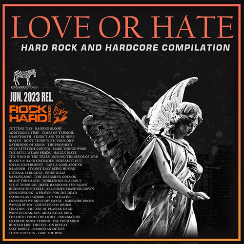 Постер к Love Or Hate: Hard Rock and Hardcore Compilation (2023)