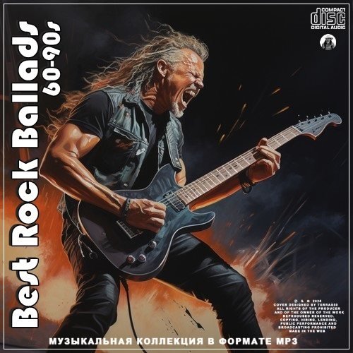Постер к Best Rock Ballads 60-90s (2024) MP3