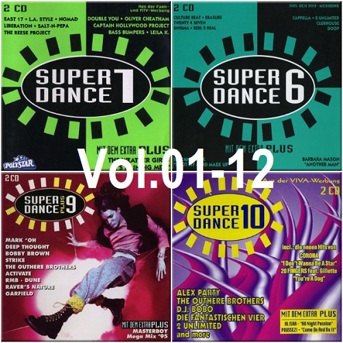 Постер к Super Dance Vоl.01-12 (1992-1997)